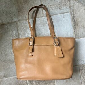 Vintage Coach Legacy Market Tote 9847 Tan Camel